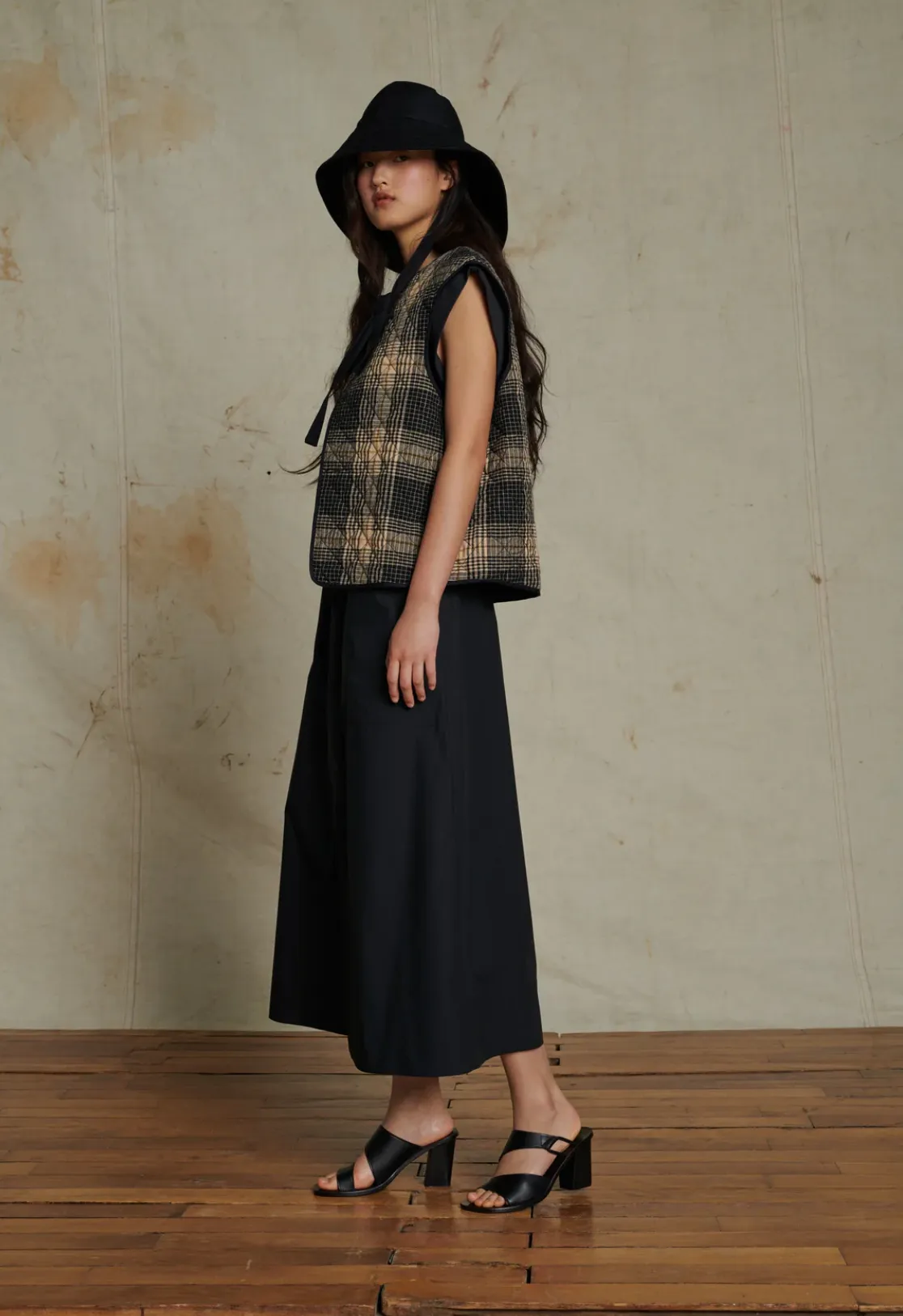 Agadir Noir Flared Skirt