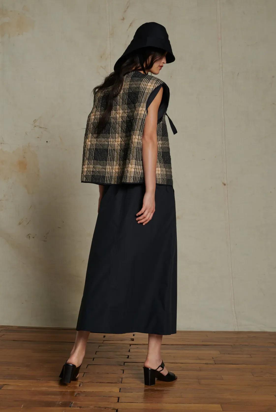 Agadir Noir Flared Skirt