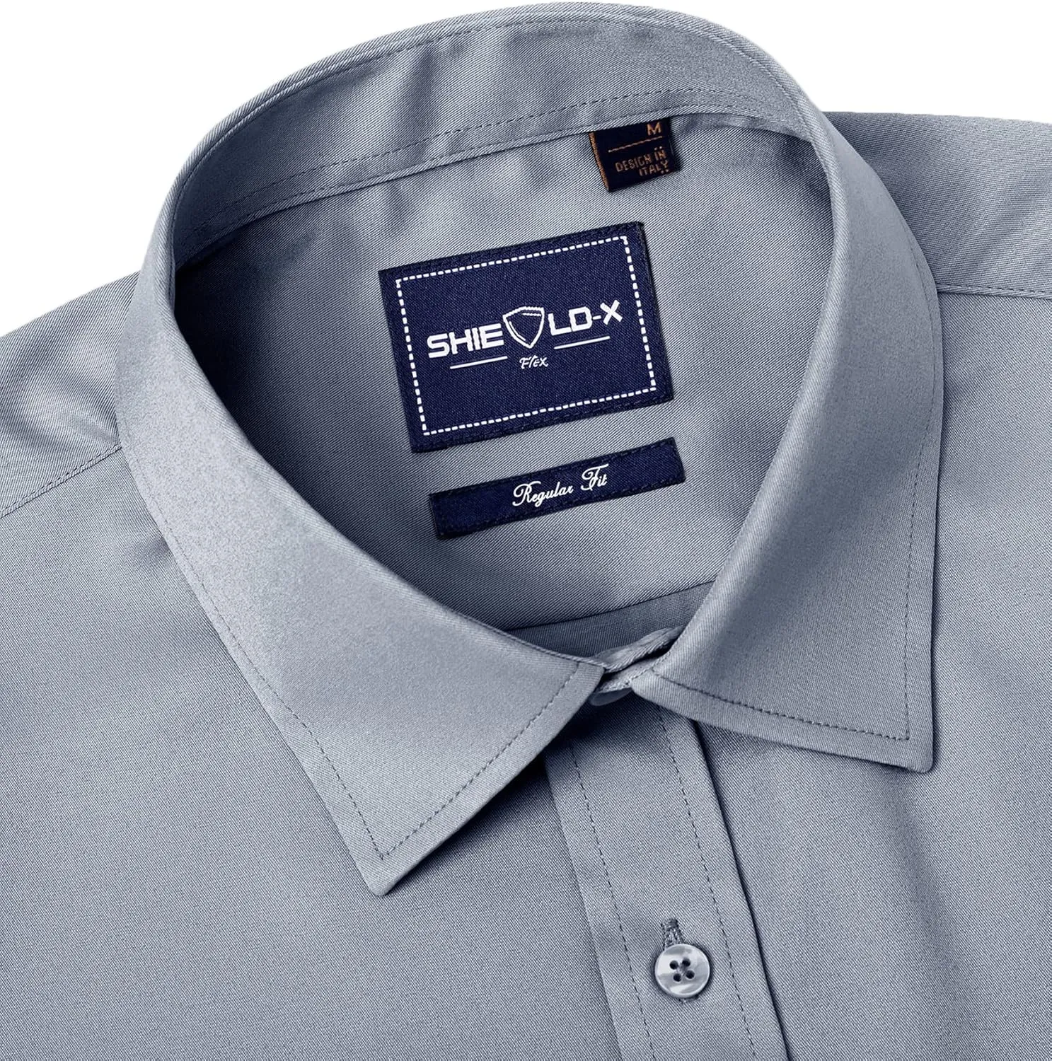 Alimens & Gentle Slim Fit Mens Dress Shirts for Men Button Down Long Sleeve Dress Shirts Wrinkle Free Formal Stain Proof