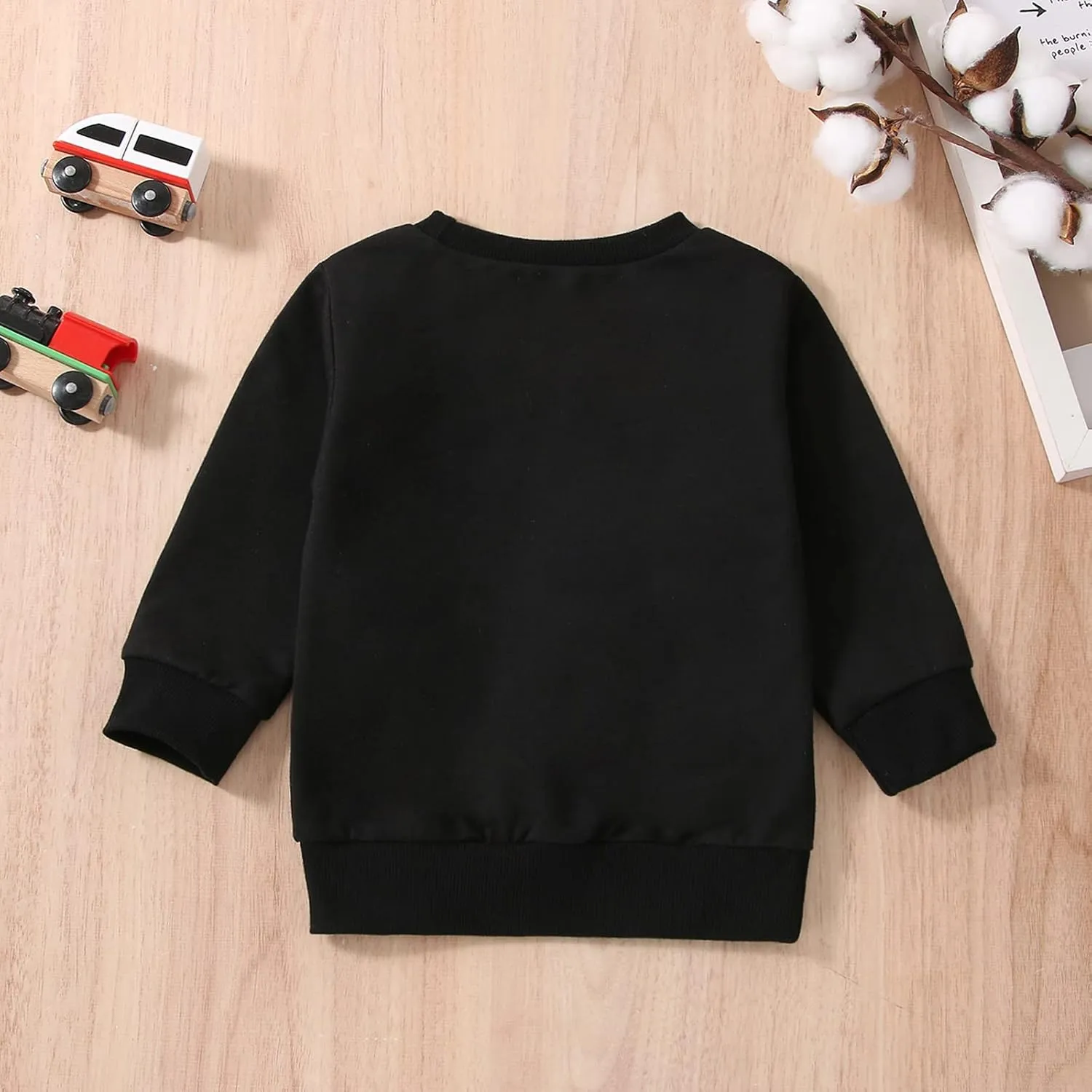 Baby Girl Boy Valentines Outfit Jumpsuit Love Heart Print Long Sleeve Sweatshirt Romper Newborn Clothes
