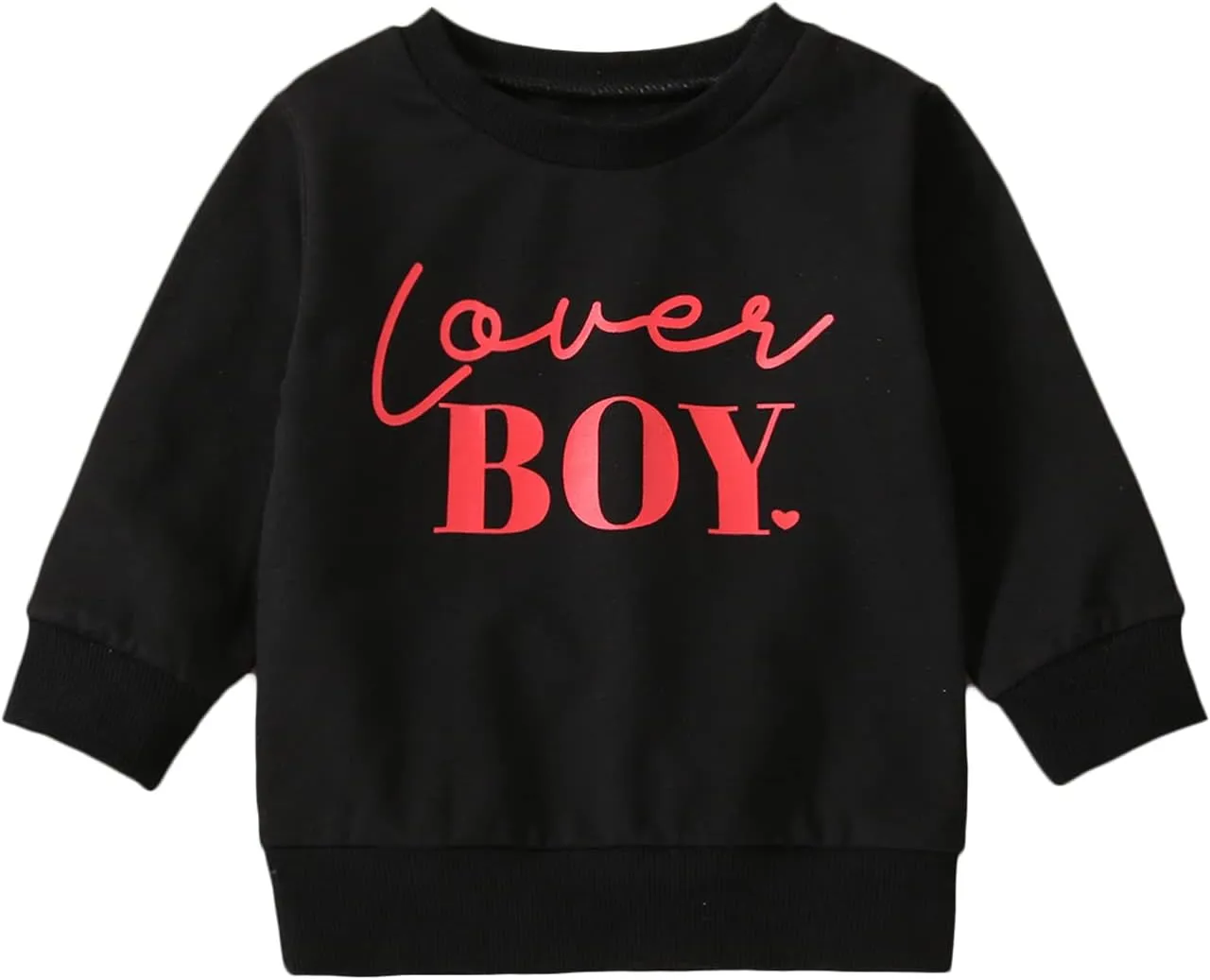 Baby Girl Boy Valentines Outfit Jumpsuit Love Heart Print Long Sleeve Sweatshirt Romper Newborn Clothes