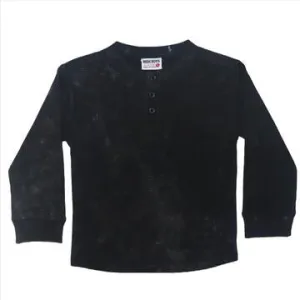 Black Enzyme Thermal Henley