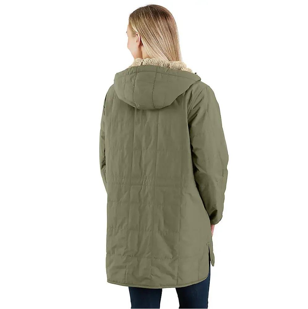 Carhartt Women's Rain Defender Loose Fit Lightweight Insulated Hooded Coat