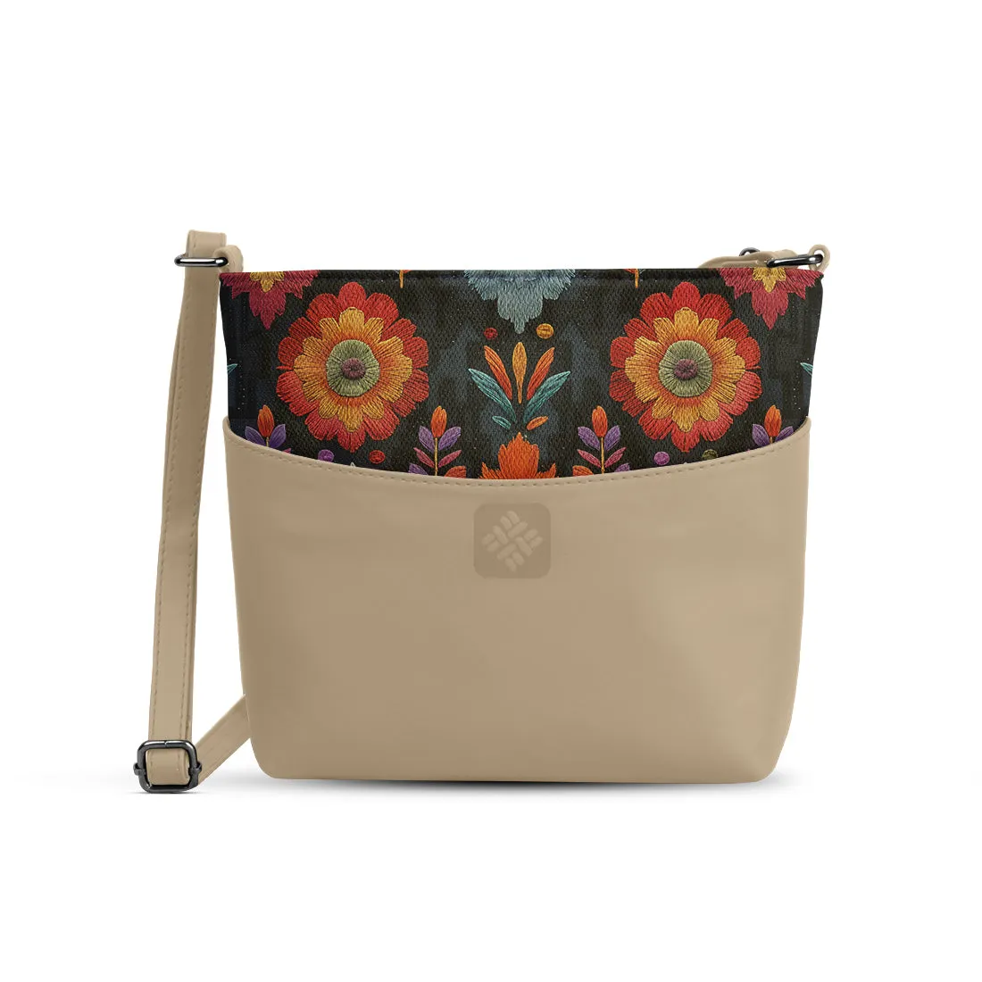 Chic Essentials Crossbody Floral Fiesta