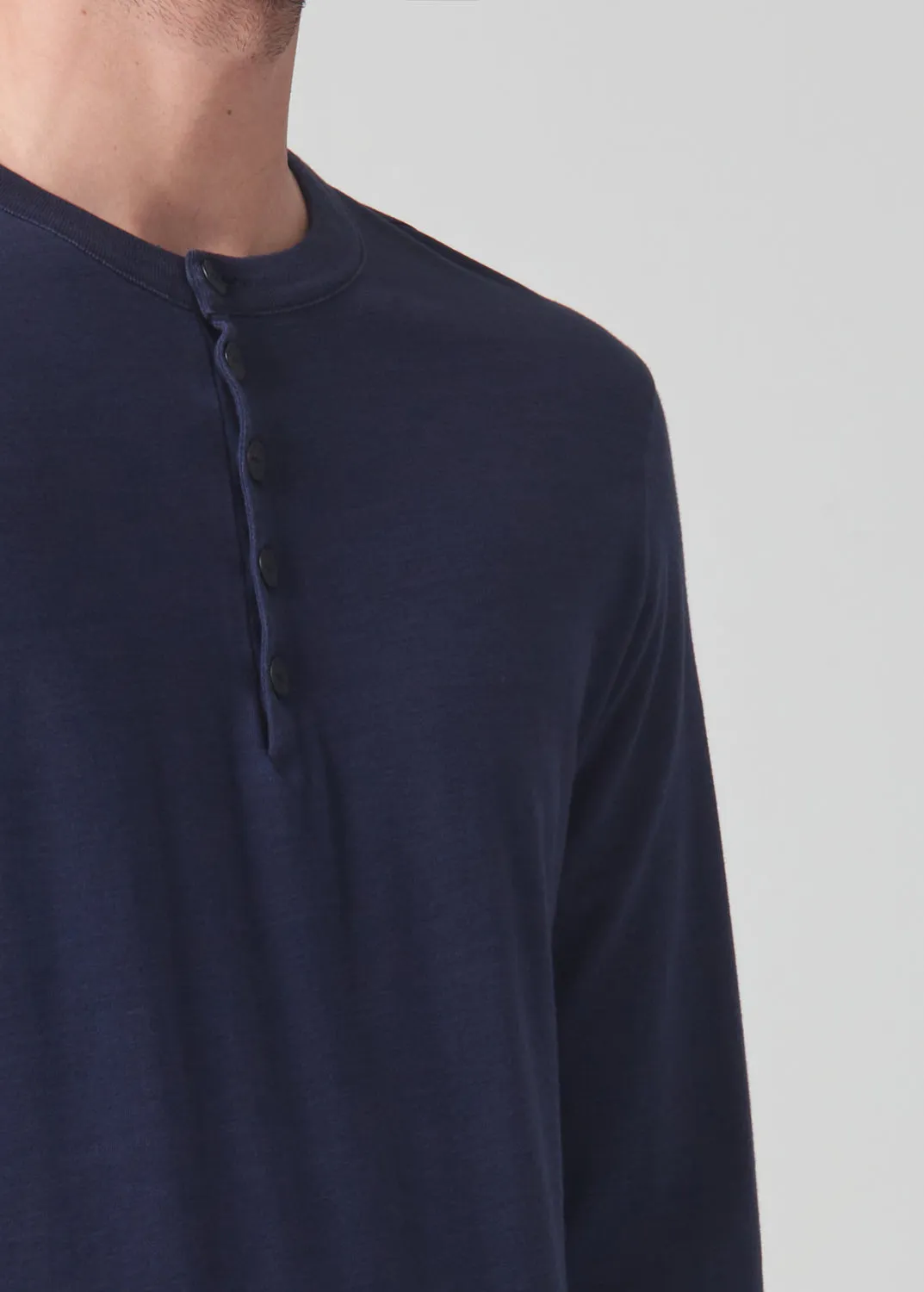 Classic Henley in Midnight