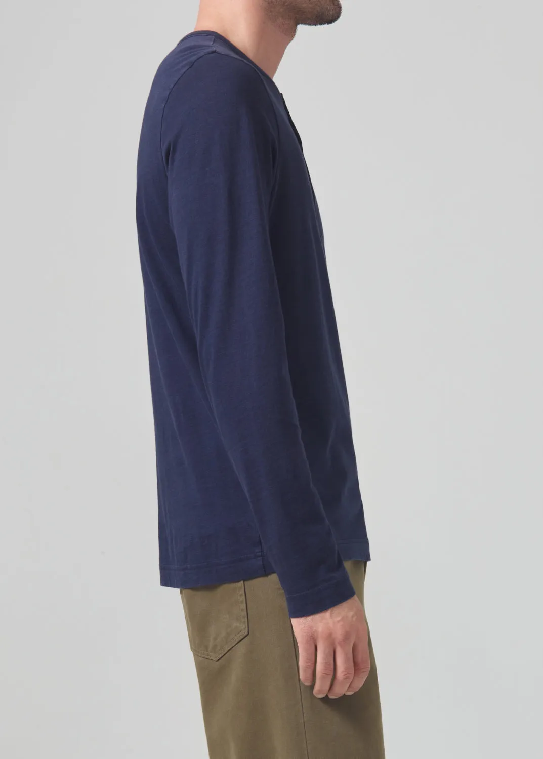 Classic Henley in Midnight