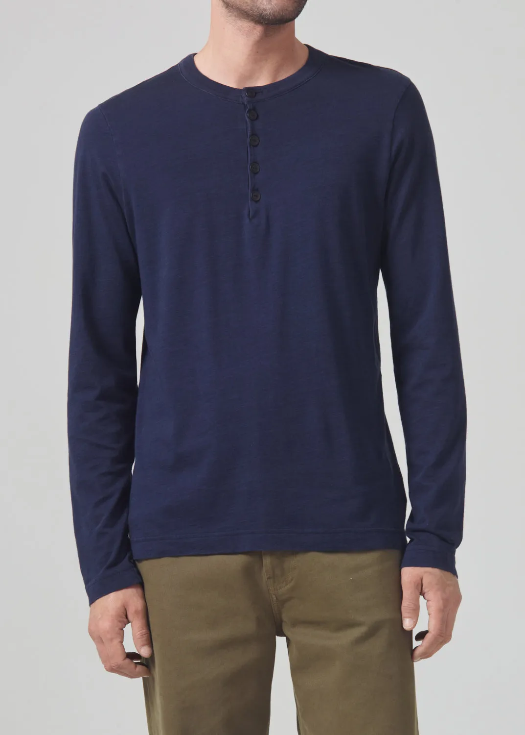 Classic Henley in Midnight