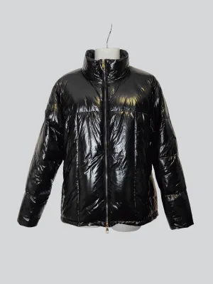 DUNHILL Down Puffer Jacket in Black M