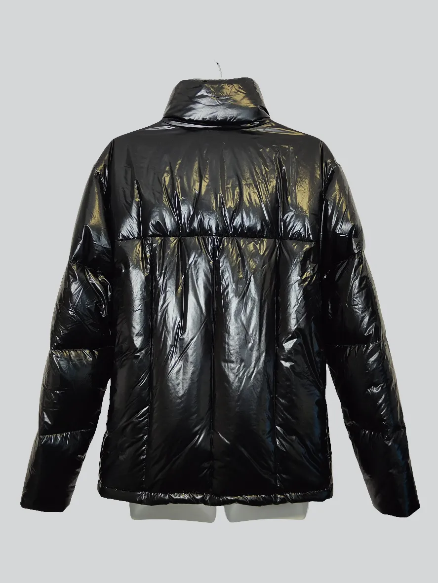 DUNHILL Down Puffer Jacket in Black M