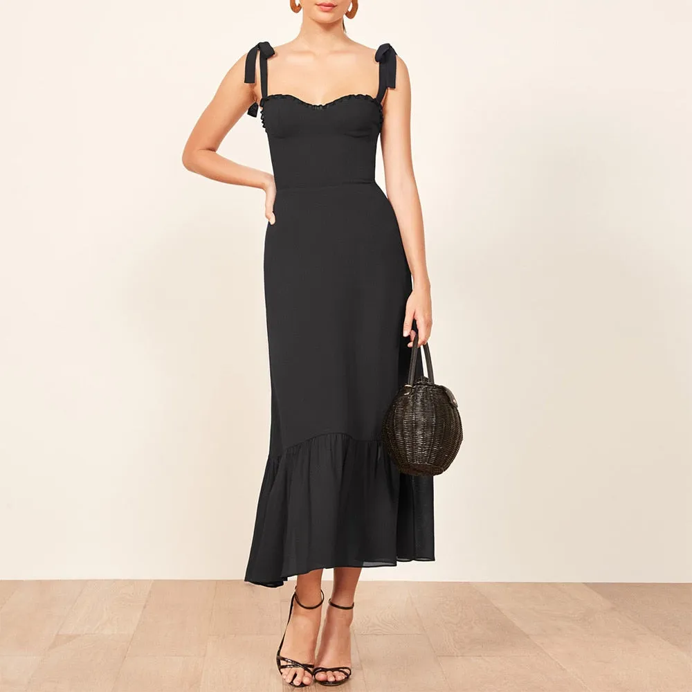 Elegant Floral Boho Maxi Dress