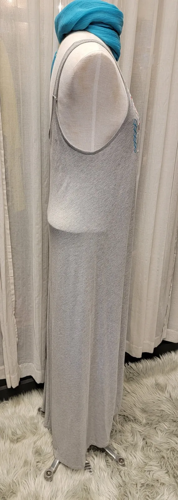 Embroidered Maxi Dress