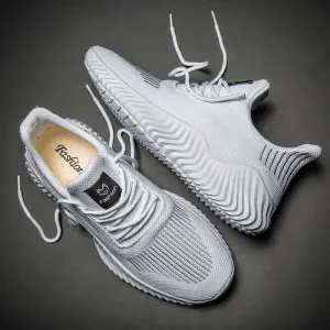 Fashion Running Shoes Breathable White