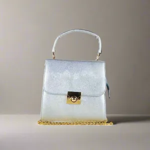 FURRY-HANDBAG-SILVER