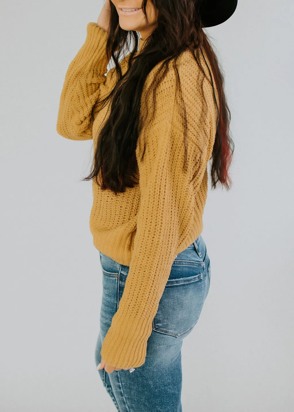 Gia Mock Neck Sweater FINAL SALE