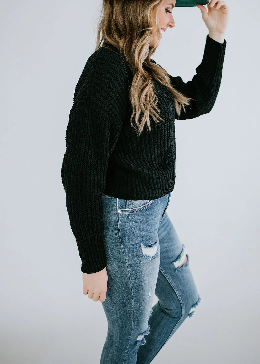 Gia Mock Neck Sweater FINAL SALE