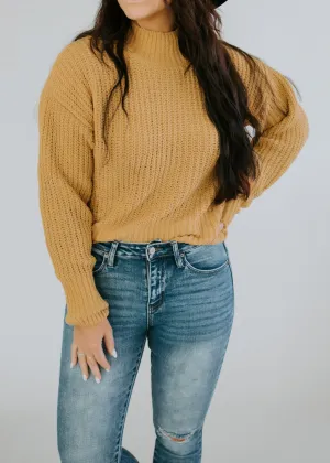 Gia Mock Neck Sweater FINAL SALE