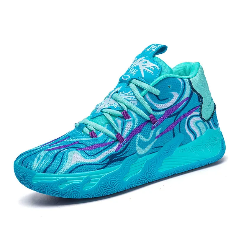 High Quality Unisex Colorful Basketball Sneakers ccAnti-shock Athletic Shoes