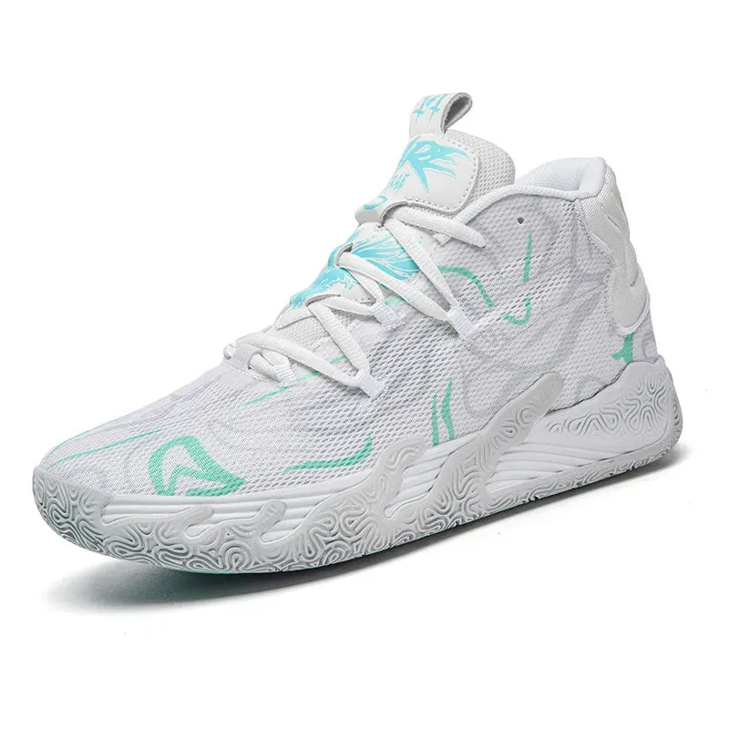 High Quality Unisex Colorful Basketball Sneakers ccAnti-shock Athletic Shoes