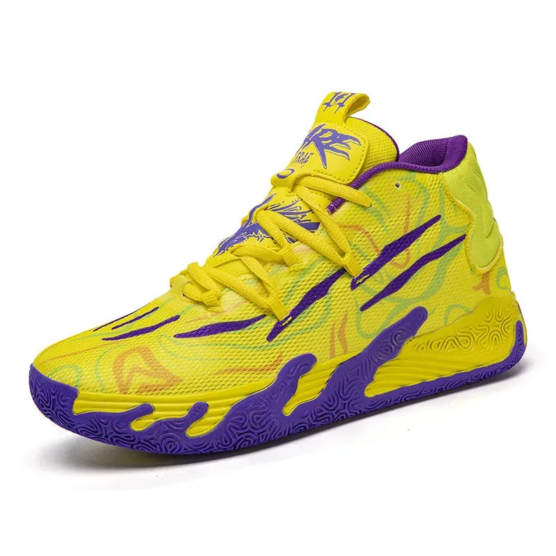 High Quality Unisex Colorful Basketball Sneakers ccAnti-shock Athletic Shoes