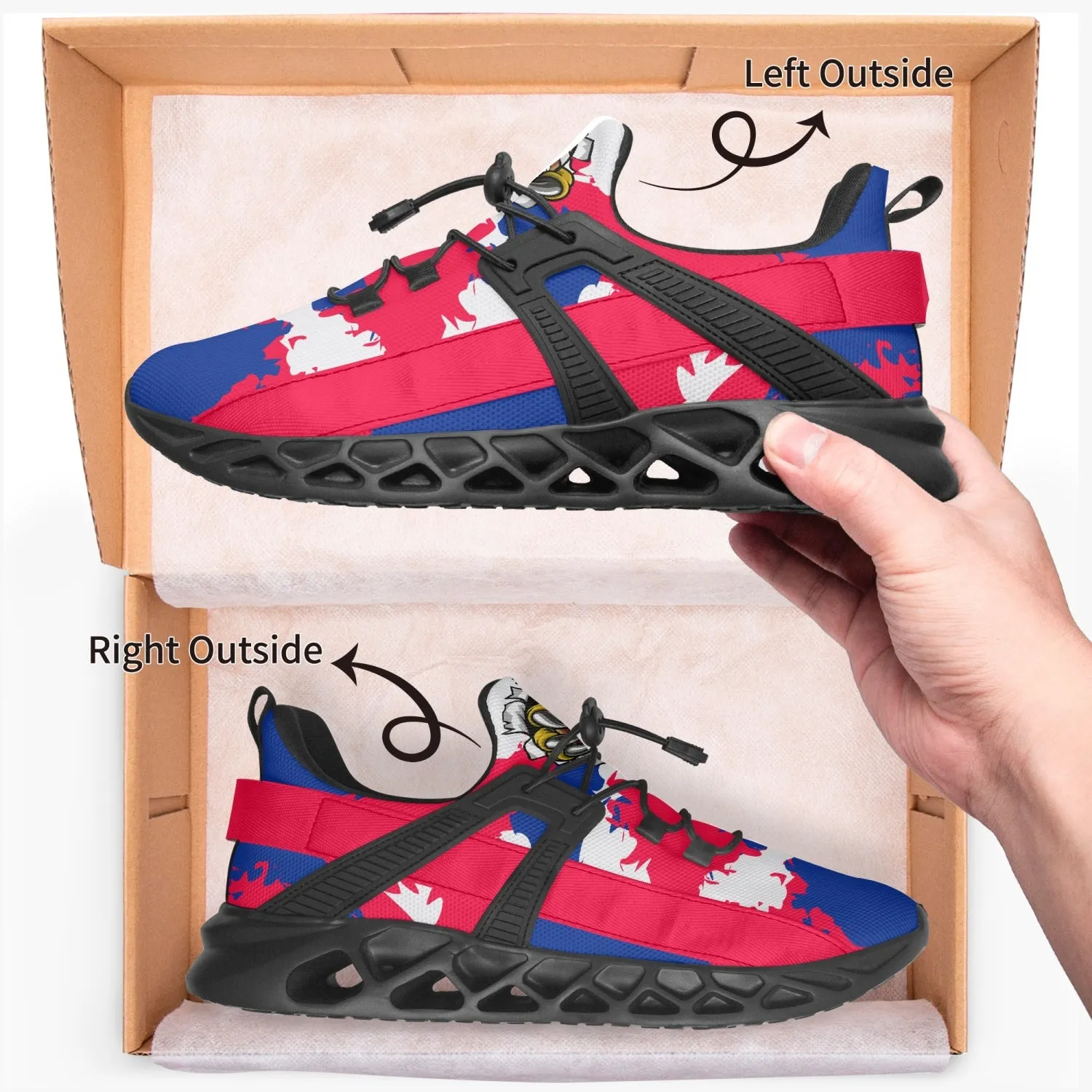 Kicxs BUF Camo Mesh Running Shoes