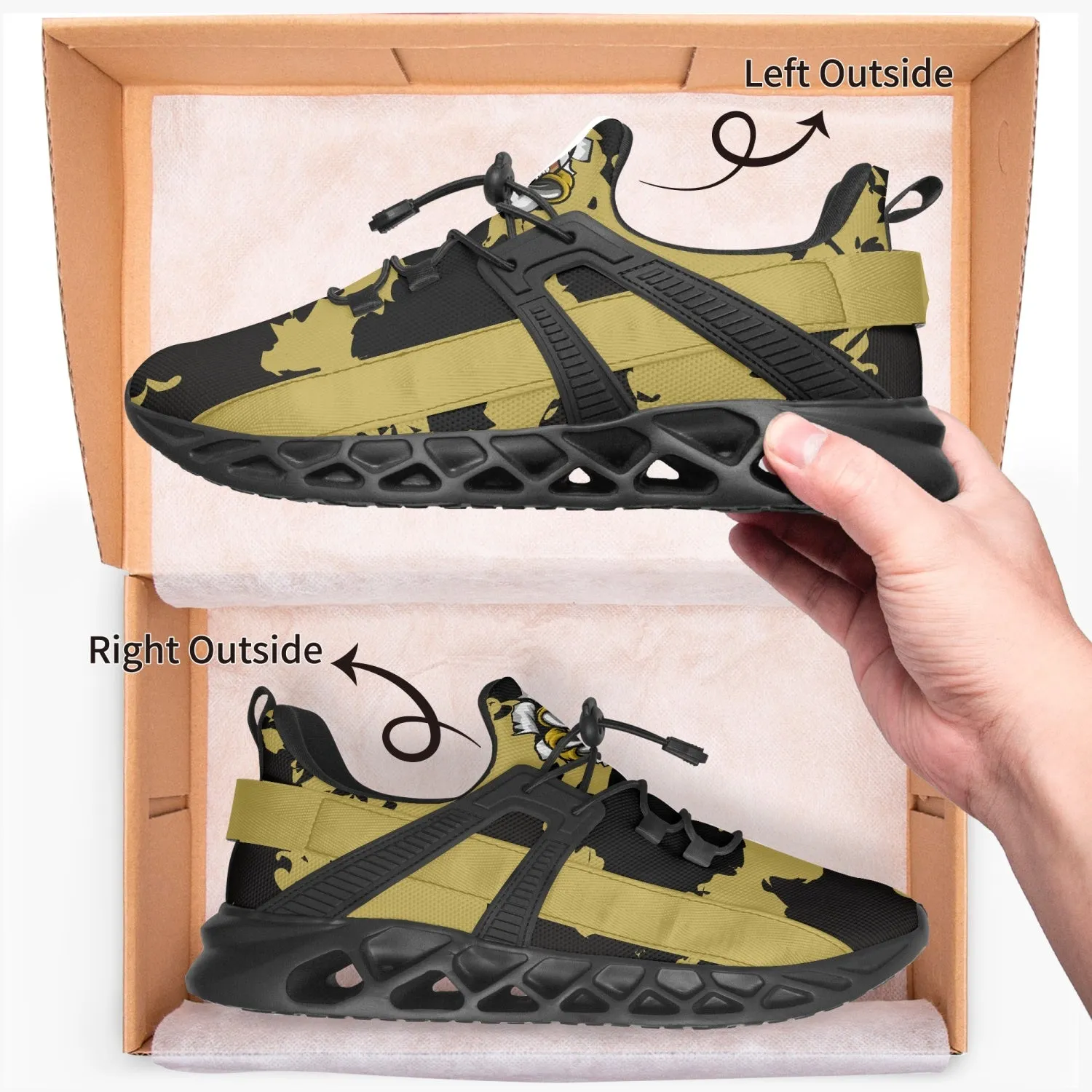 Kicxs NOS Camo Mesh Running Shoes