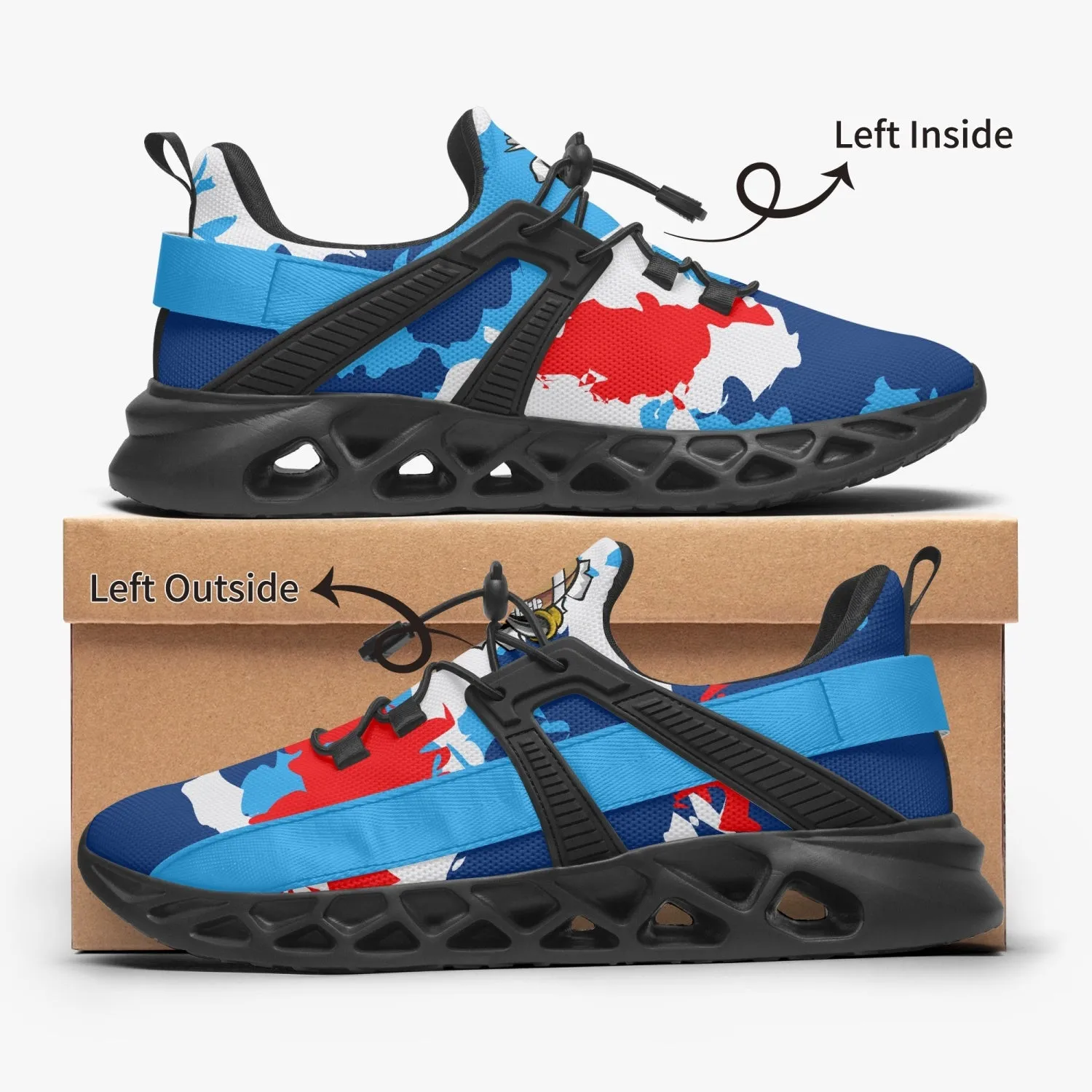 Kicxs TEN Camo Mesh Running Shoes