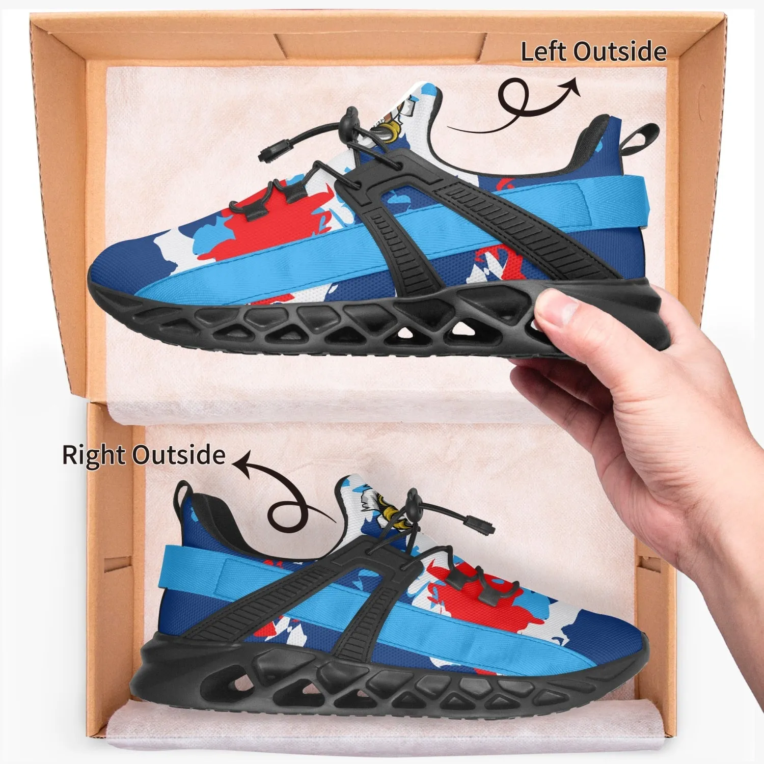 Kicxs TEN Camo Mesh Running Shoes