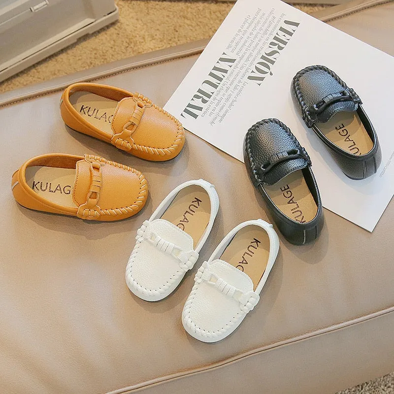 Kids Boys Formal Slip-on Soft Loafers for Party/Wedding