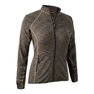 Lady Insulated Fleece In Brown Melange