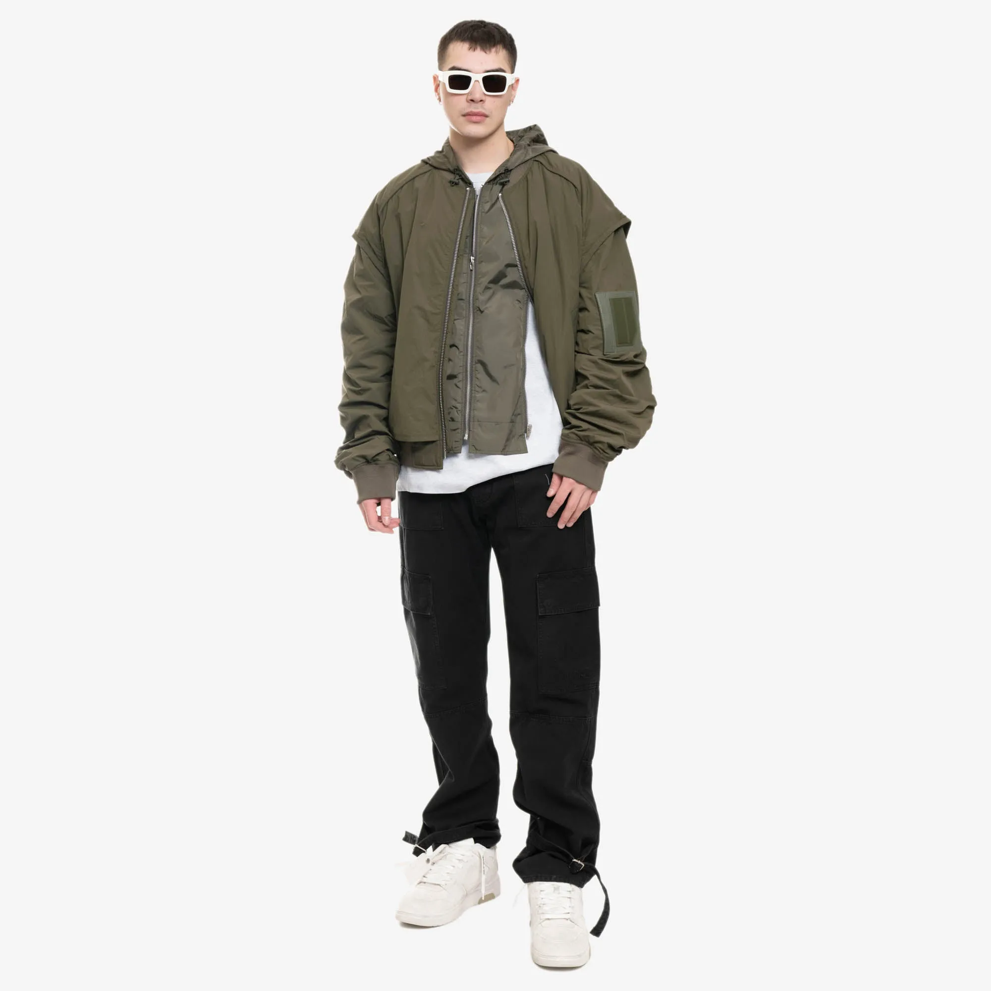 Lightweight Hood Detach MA-1 Jacket