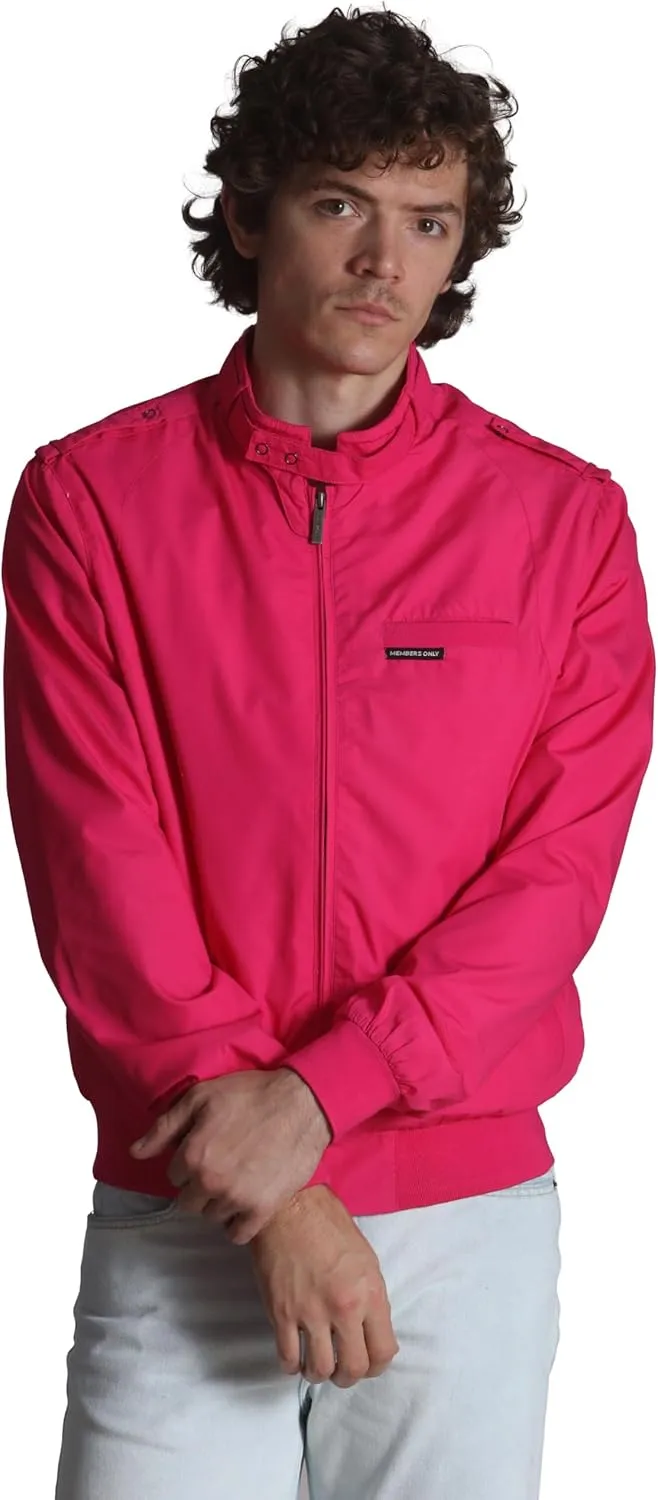 Members Only Original Iconic Racer Jacket for Men | Slim Fit |