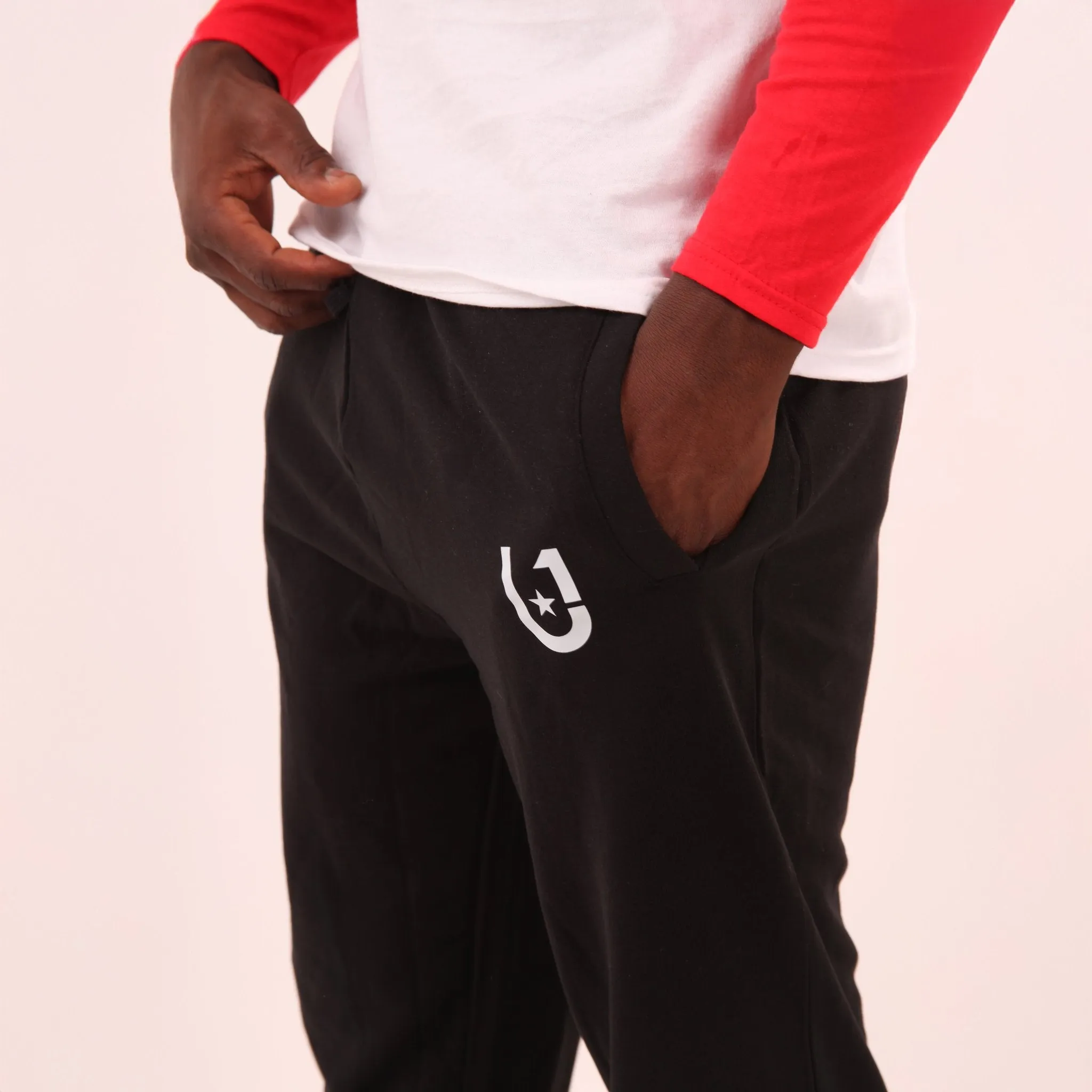 Mens Athletic Fit Sweat Pants - Black Sweat Pants - U1 Sweat Pants