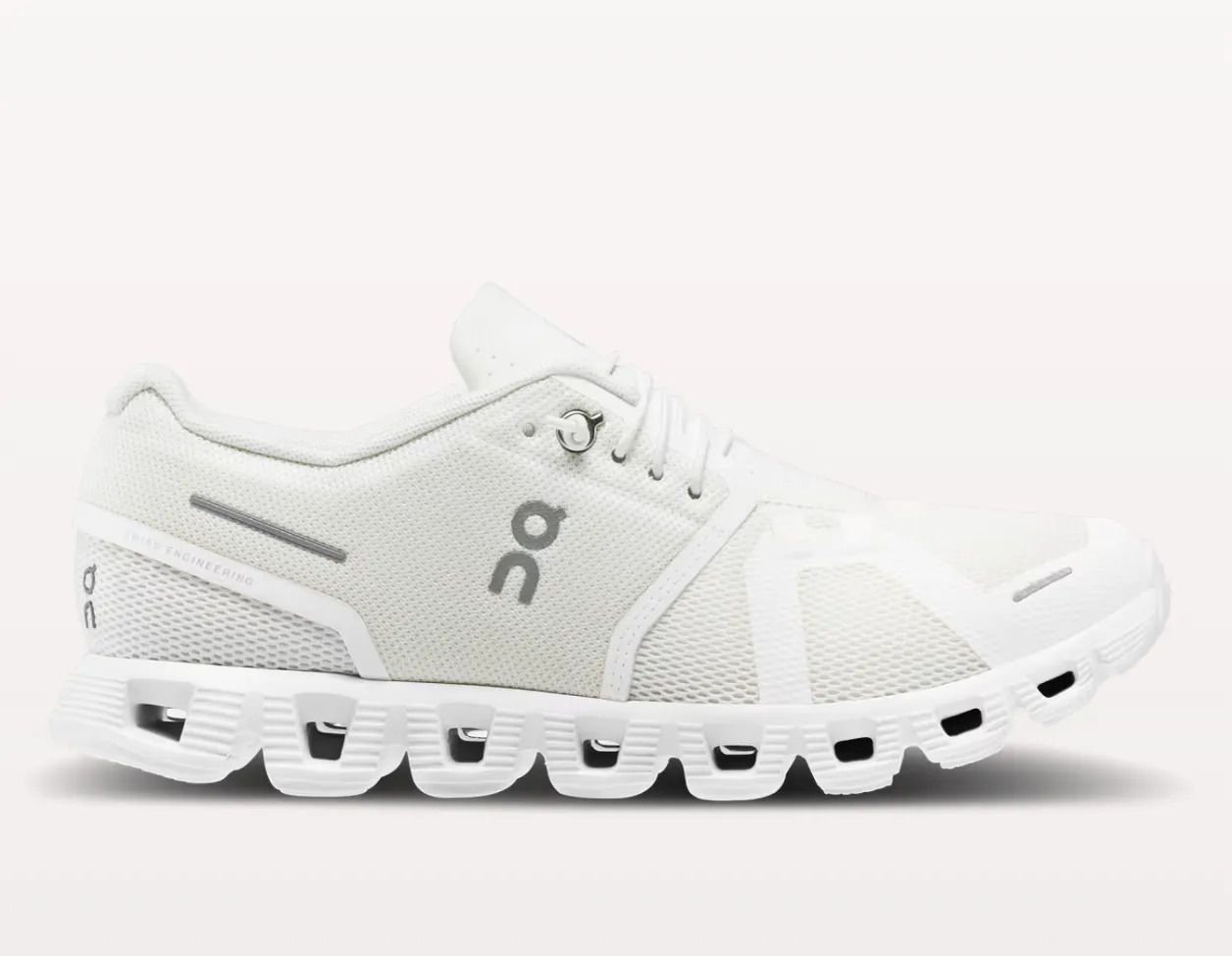 On Running Cloud 5 Women's Sneaker- White/ White