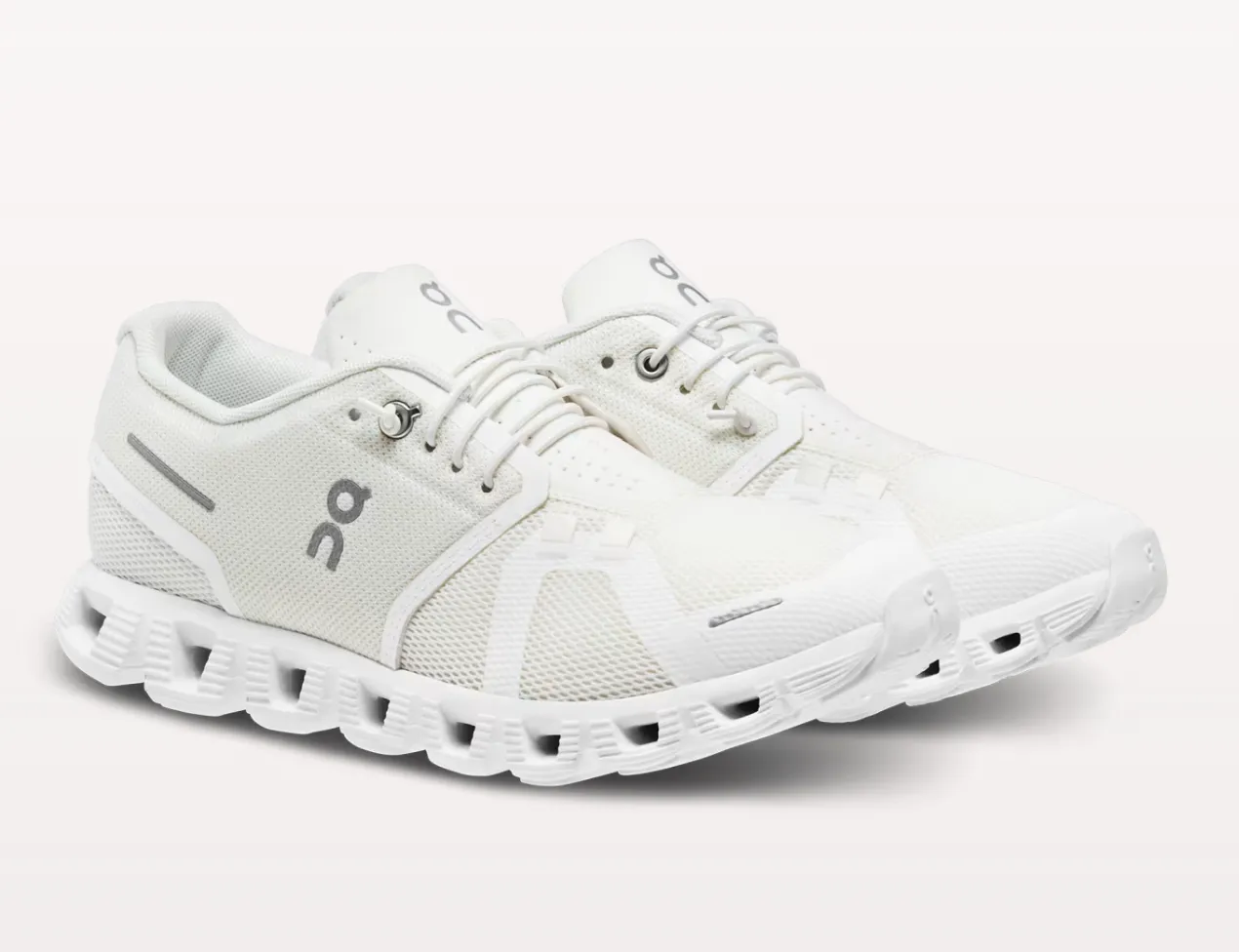 On Running Cloud 5 Women's Sneaker- White/ White