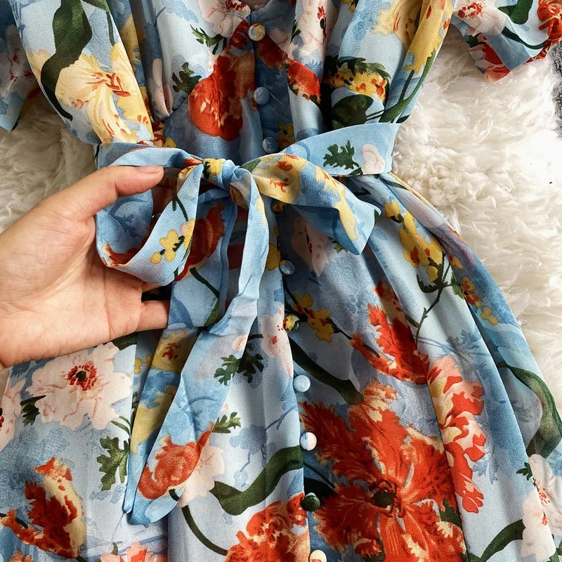 Printed Floral Bohemian dress