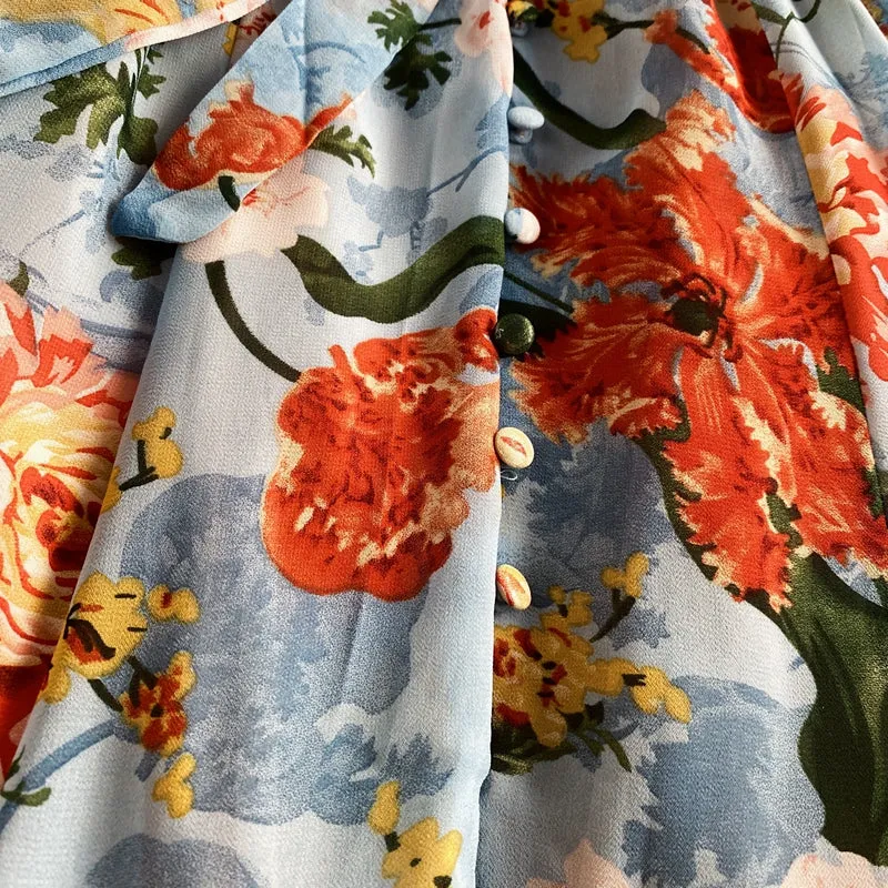 Printed Floral Bohemian dress