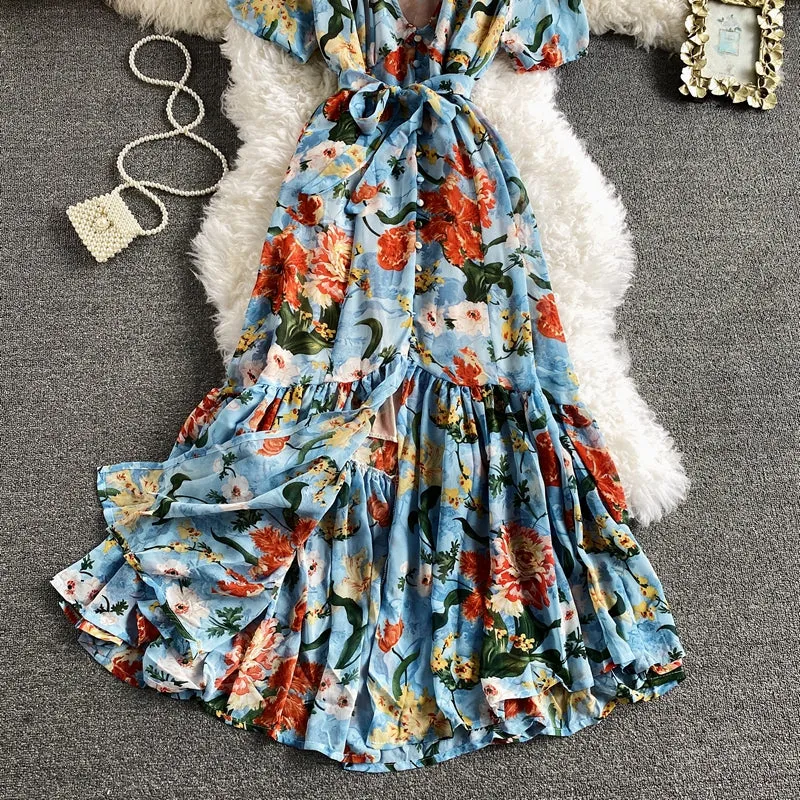 Printed Floral Bohemian dress