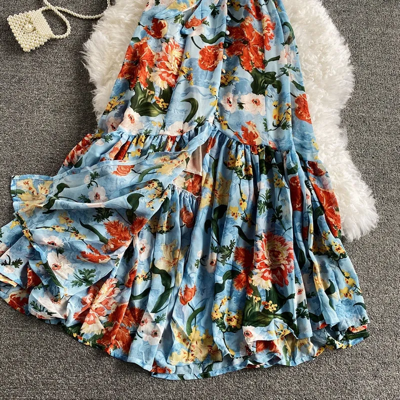 Printed Floral Bohemian dress
