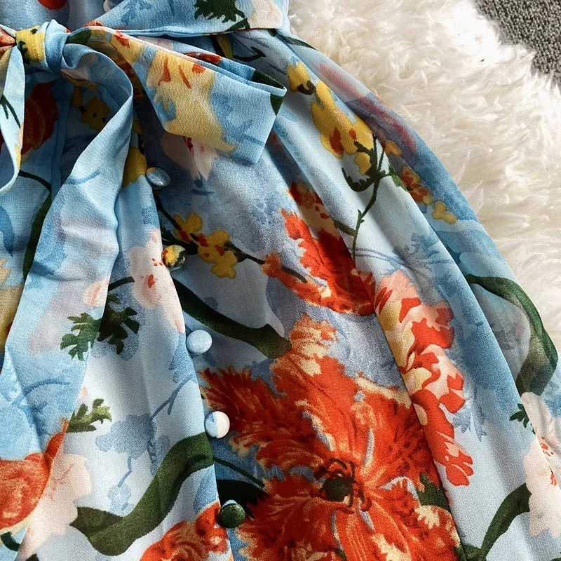 Printed Floral Bohemian dress
