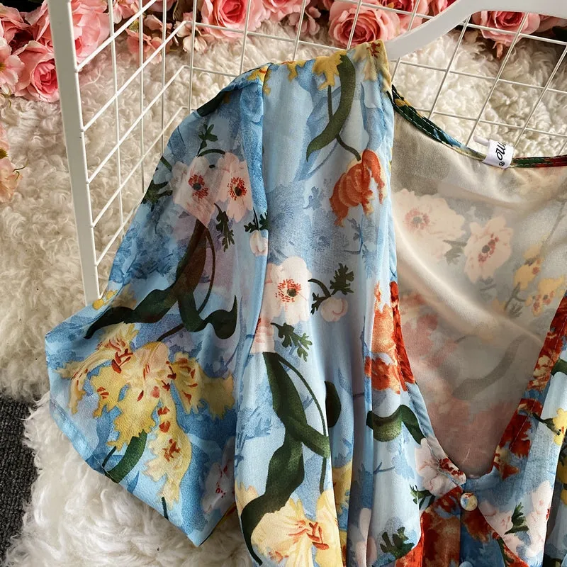 Printed Floral Bohemian dress