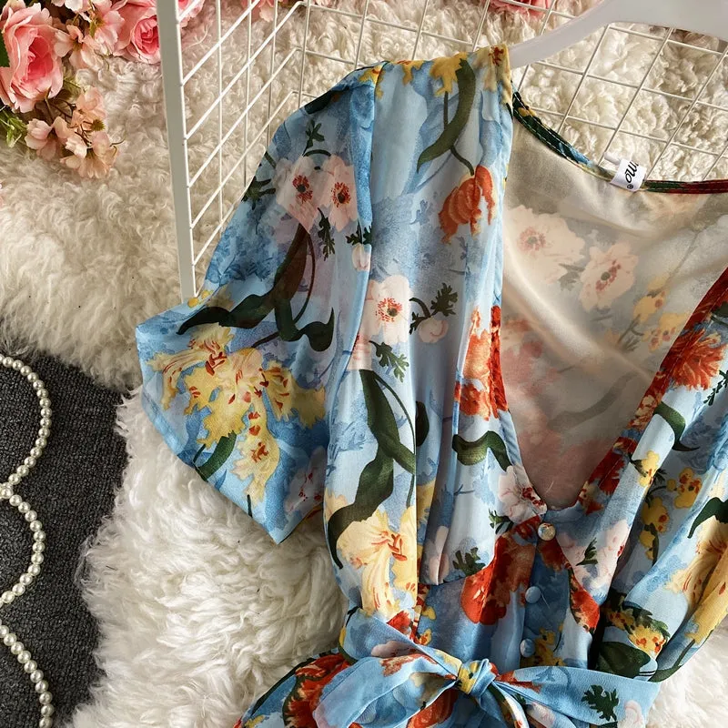 Printed Floral Bohemian dress
