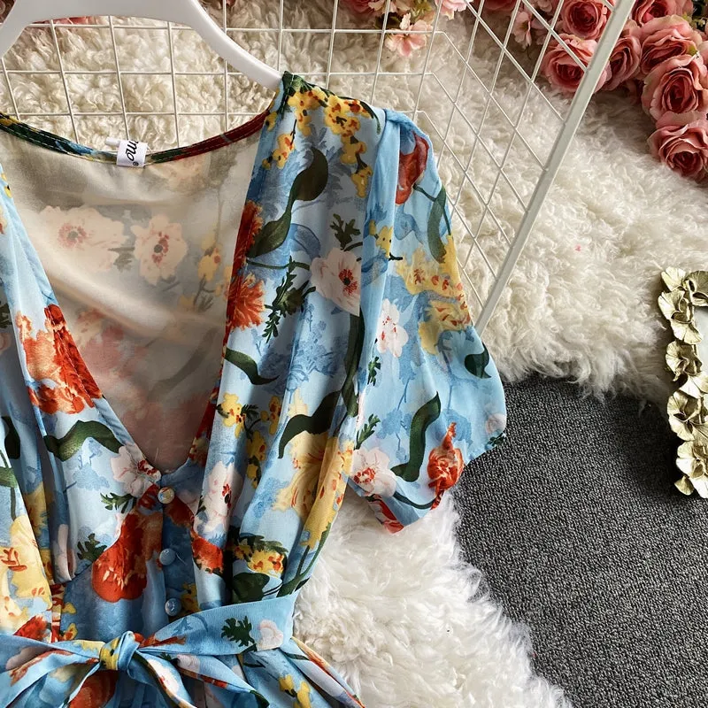 Printed Floral Bohemian dress