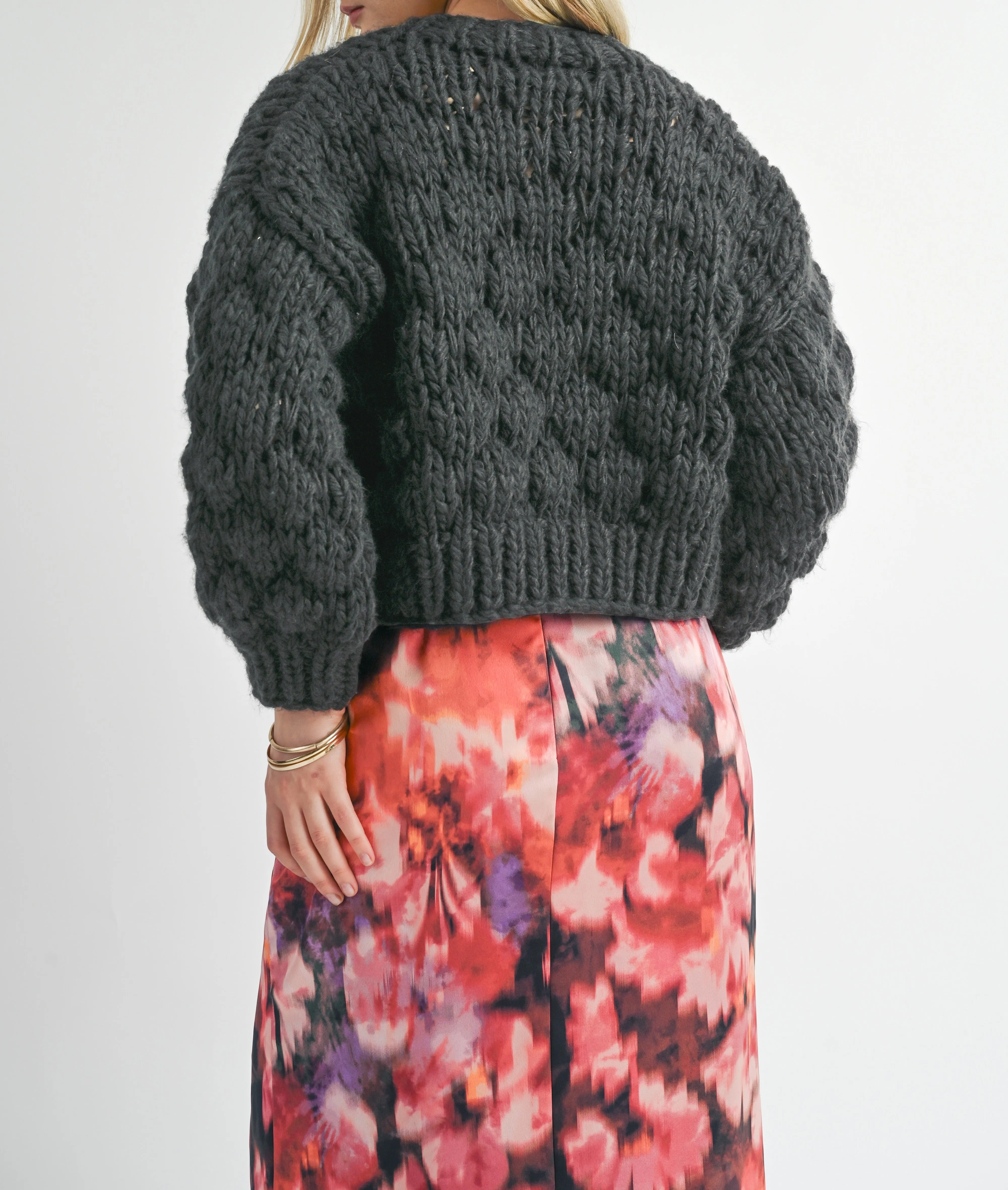 "HOLD ON" CARDIGAN