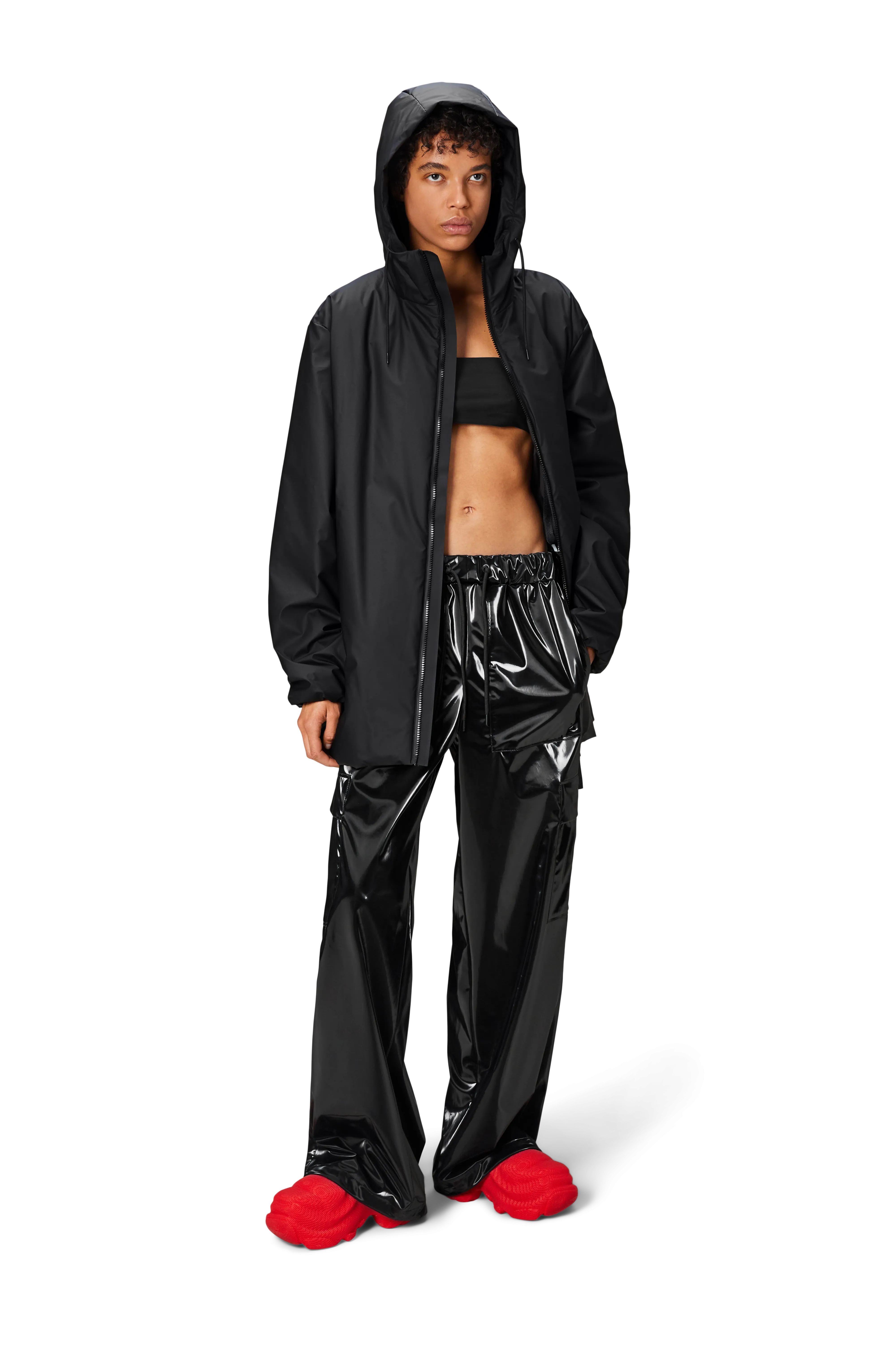 Rains - Lohja Long Jacket Black