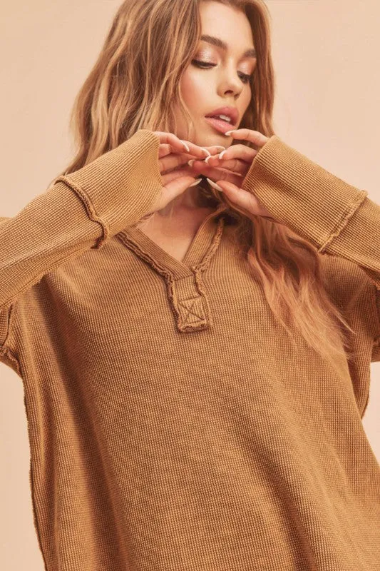 Reverse Collared Blouse