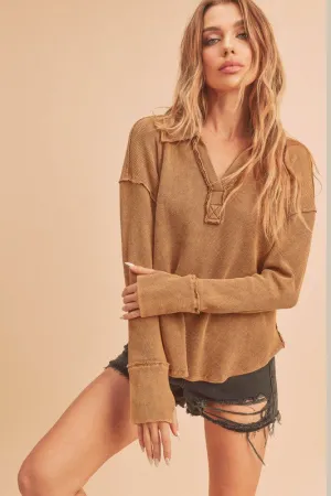 Reverse Collared Blouse