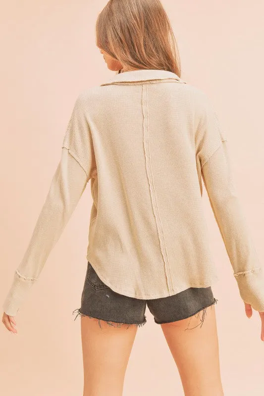Reverse Collared Blouse