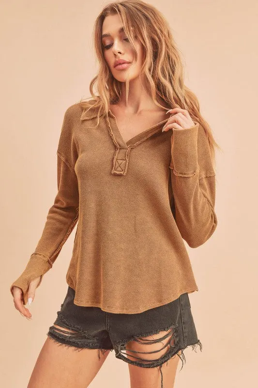Reverse Collared Blouse