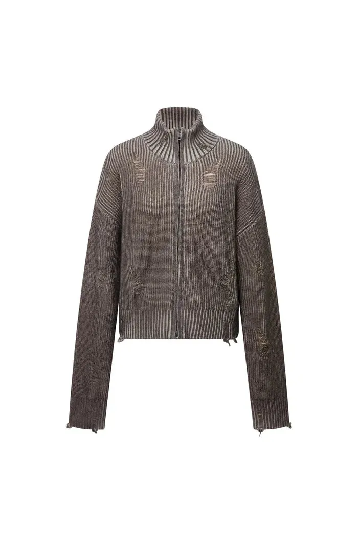 Rowan Ombre Cardigan in Cotton knit