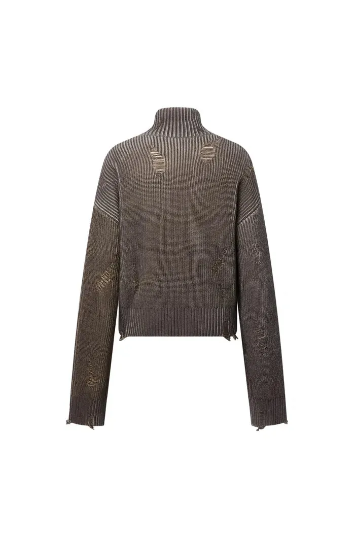 Rowan Ombre Cardigan in Cotton knit